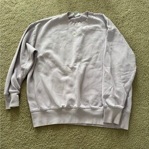 Nike Light lilac Sweatshirt with Cream Logo